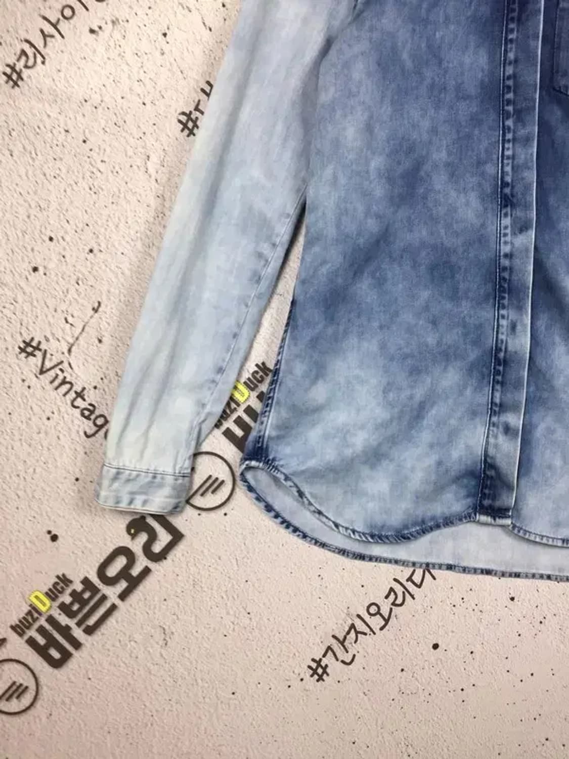 캘빈클라인 여성 데님 셔츠 라이트 블루 XS 1100401 상품이미지5