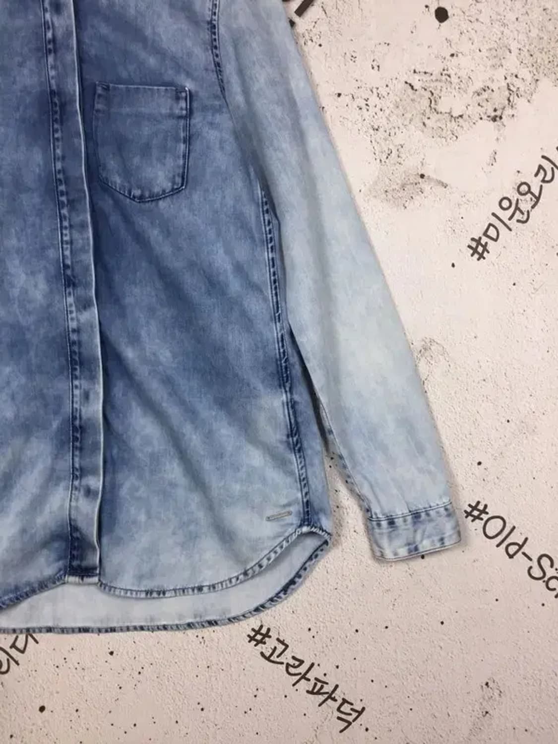 캘빈클라인 여성 데님 셔츠 라이트 블루 XS 1100401 상품이미지6