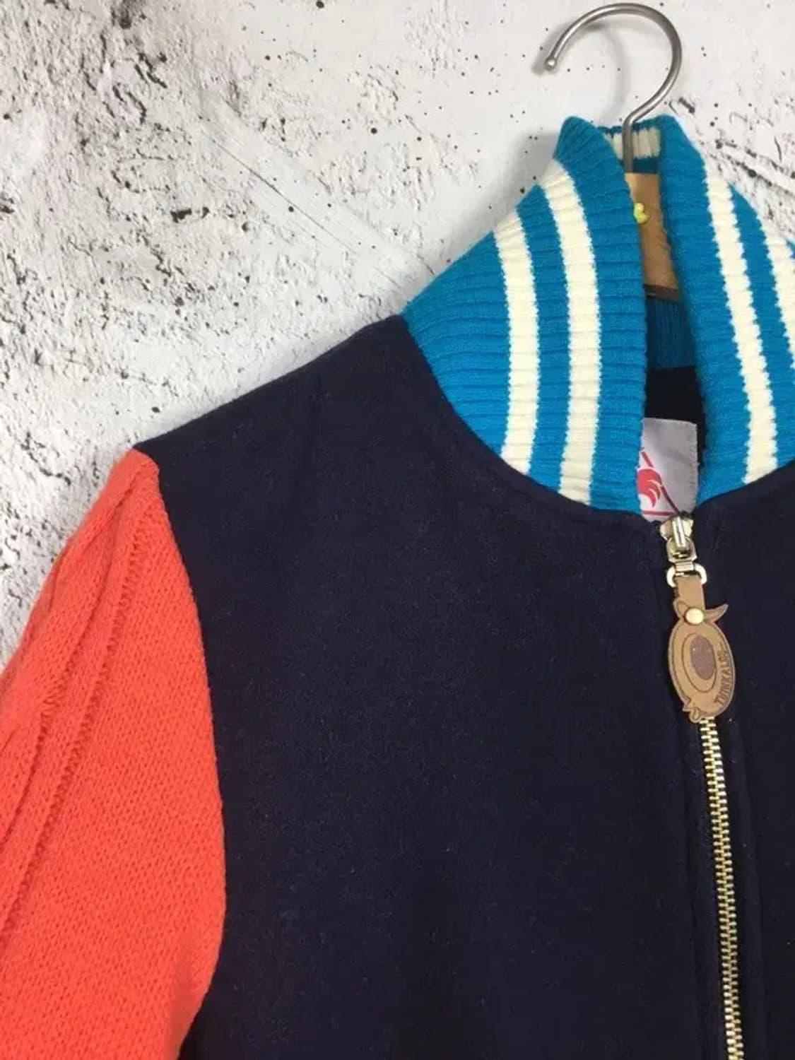 르꼬끄 여성 니트 점퍼 야구잠바 네이비 85(S) 3400236 상품이미지5