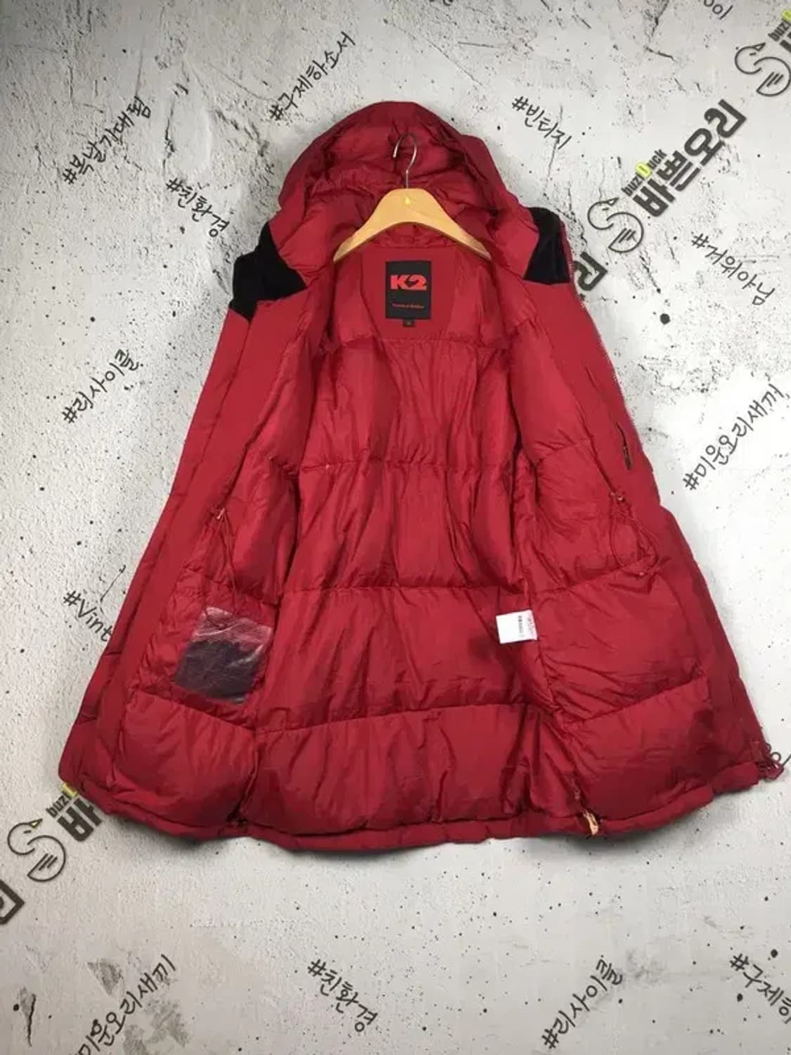 케이투 K2 여성 알파인 구스다운 패딩 점퍼 레드 90 3400237 상품이미지3
