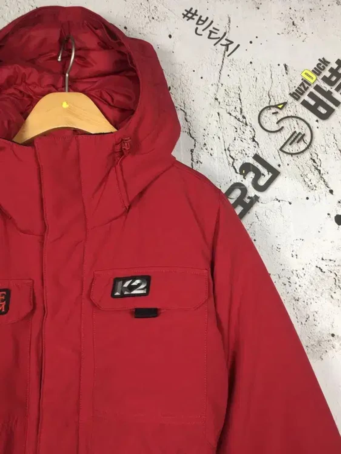 케이투 K2 여성 알파인 구스다운 패딩 점퍼 레드 90 3400237 상품이미지4