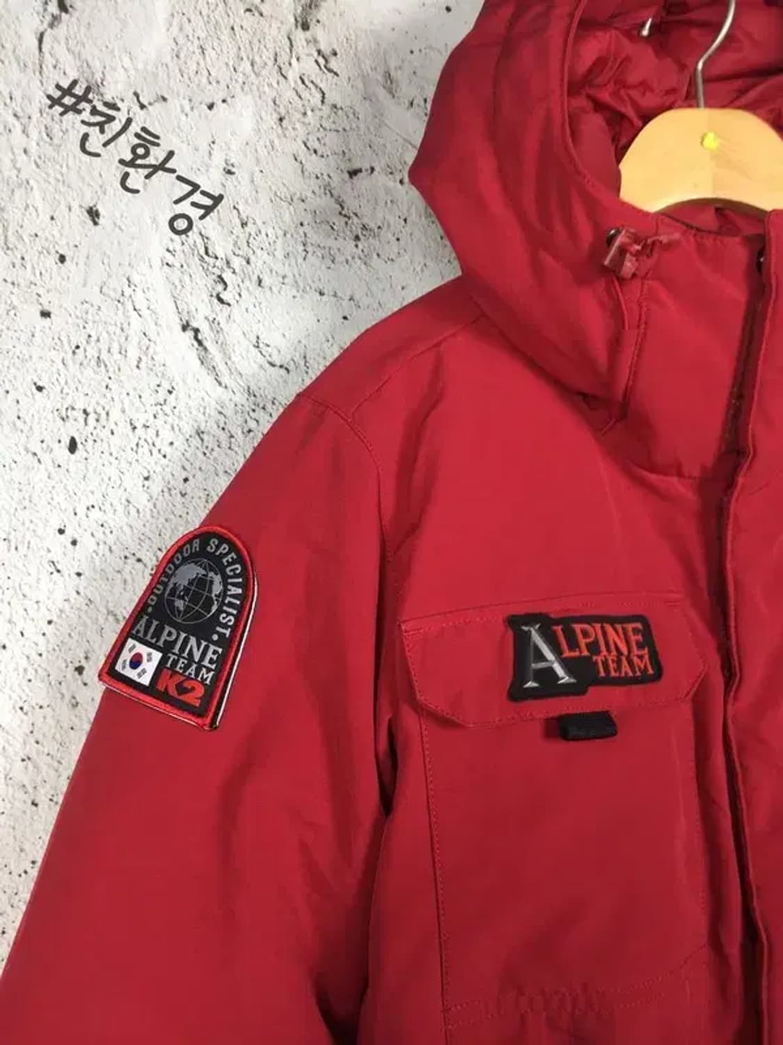 케이투 K2 여성 알파인 구스다운 패딩 점퍼 레드 90 3400237 상품이미지5