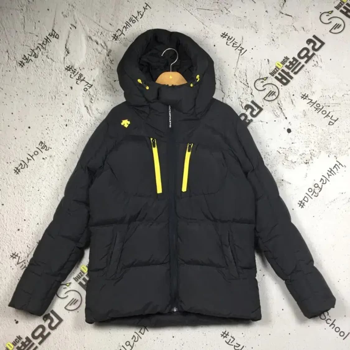 데상트 여성 히트나비 덕다운 패딩 점퍼 그레이 90 3400240 상품이미지1