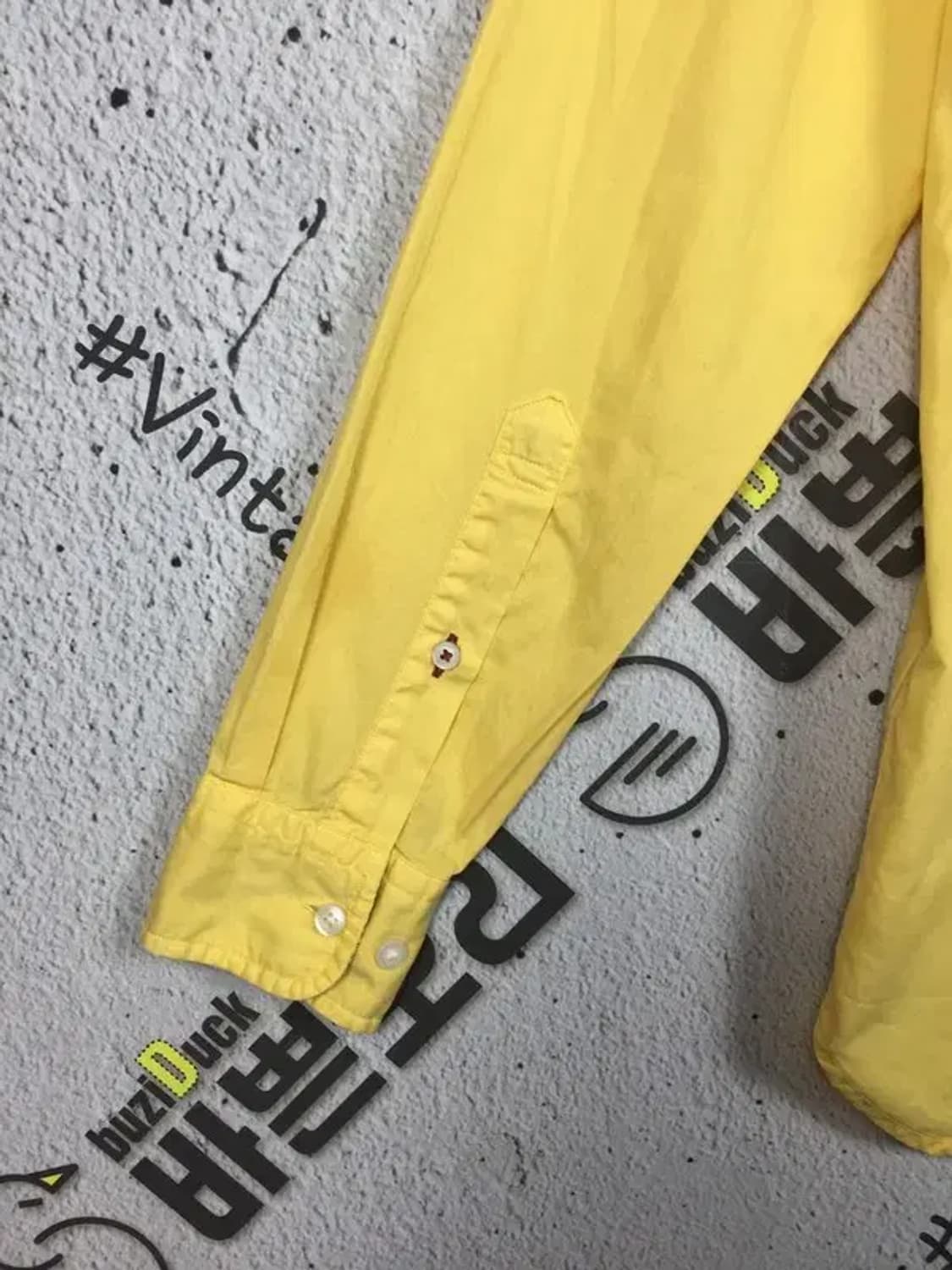 타미힐피거 가먼트다이 슬림핏 셔츠 옐로우 S 1100402 상품이미지9