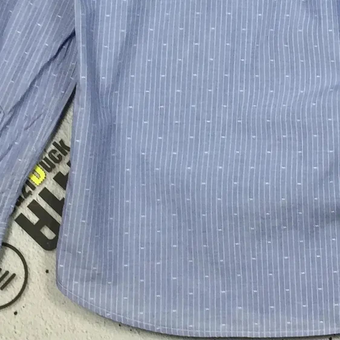 헤지스 블루화이트 스트라이프 MR 셔츠 라이트블루 90 1100403 상품이미지8