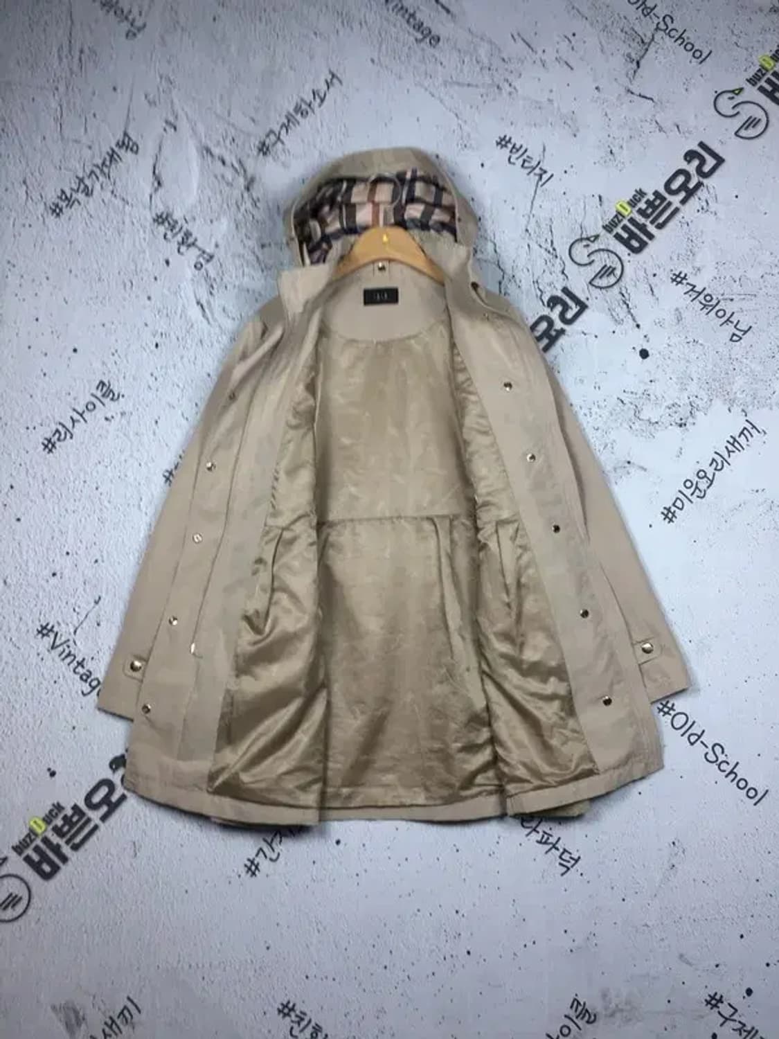 닥스 주니어 DAKS 트렌치 코트 베이지 165(15Y) 3200104 상품이미지4