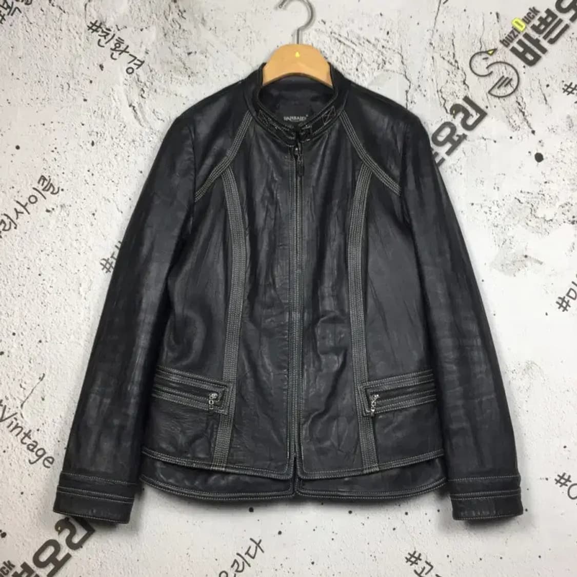 라피사르디 여성 가죽 자켓 블랙 L(77) 3200107 상품이미지1