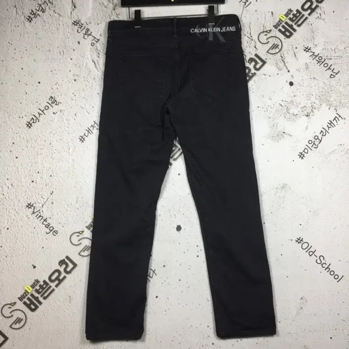 캘빈클라인 스판 데님 청바지 흑청 W32 X L34 4100096 상품이미지2