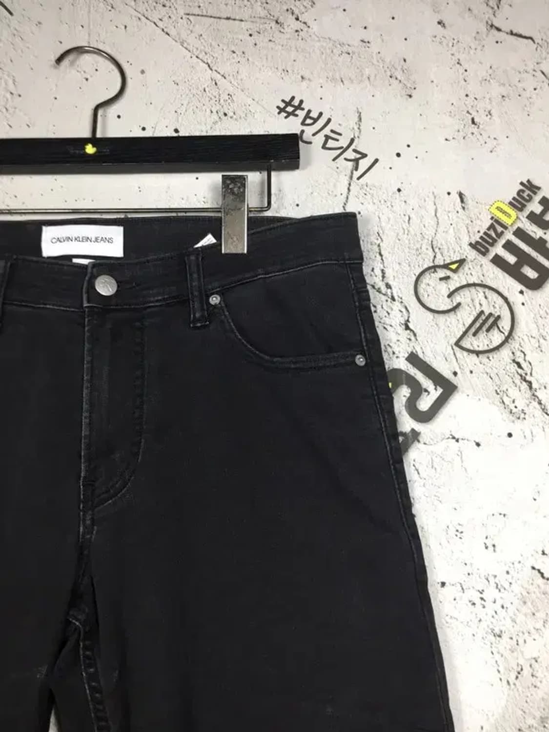 캘빈클라인 스판 데님 청바지 흑청 W32 X L34 4100096 상품이미지4