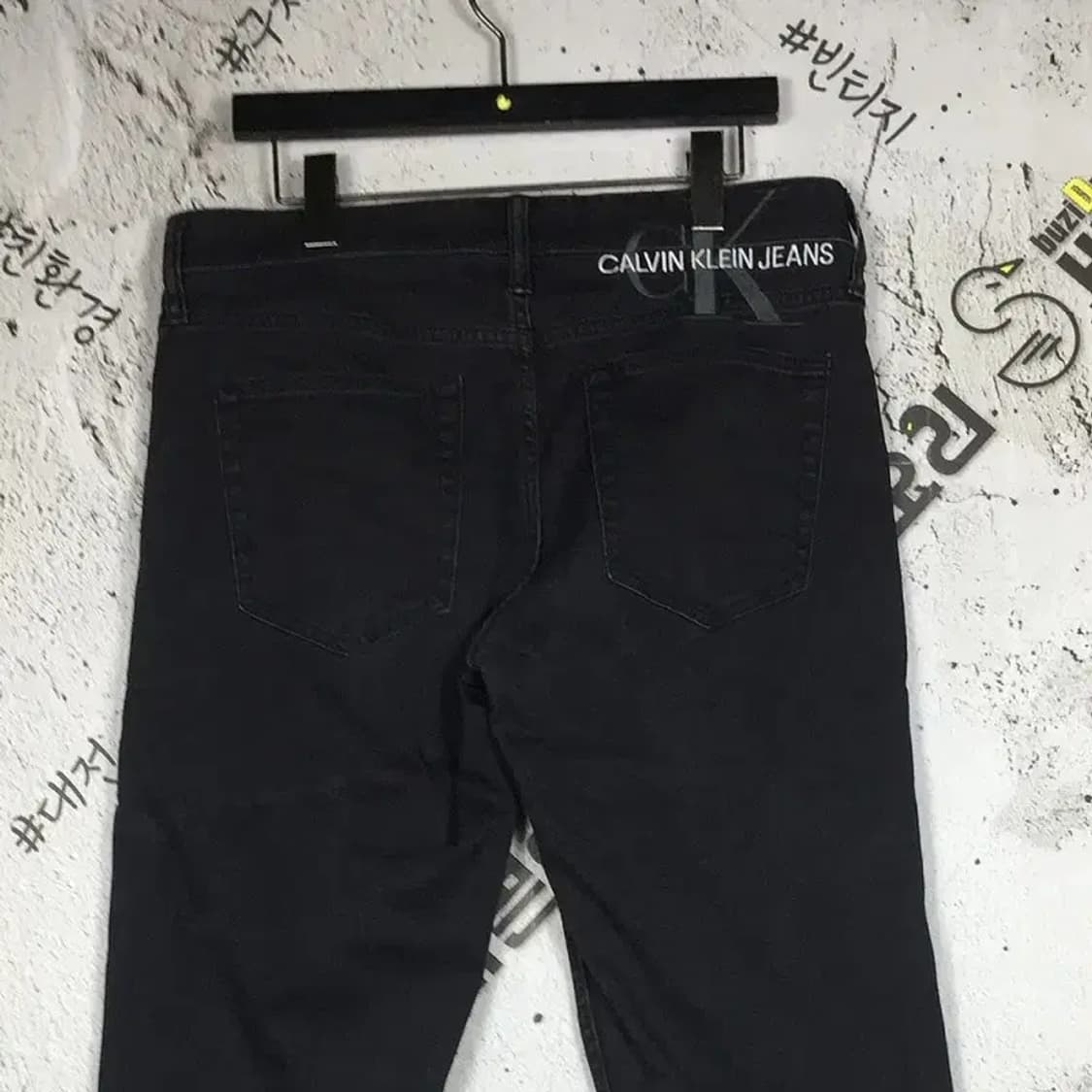 캘빈클라인 스판 데님 청바지 흑청 W32 X L34 4100096 상품이미지7