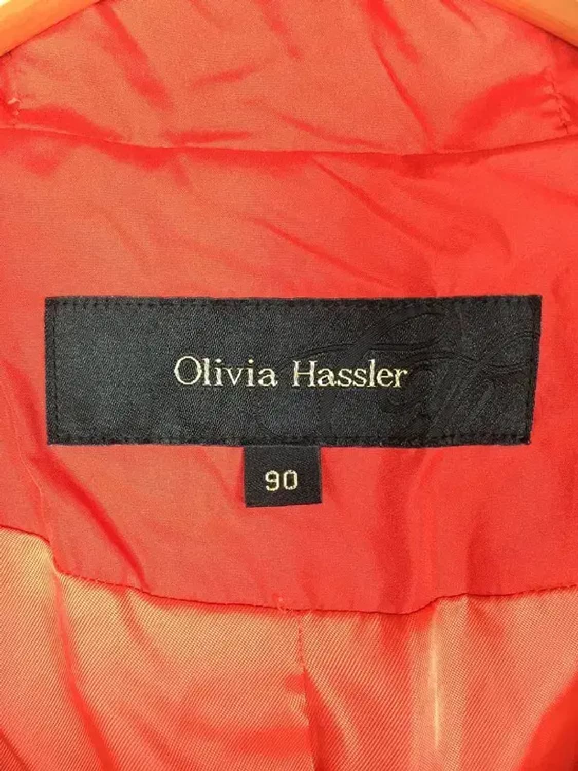 올리비아 하슬러 여성 퀼팅 후드 자켓 레드 90 3200108 상품이미지7