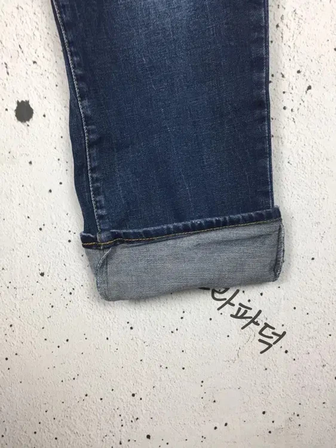 게스 스판 워싱 데님 찢청 청바지 중청 78(31) 4100097 상품이미지8