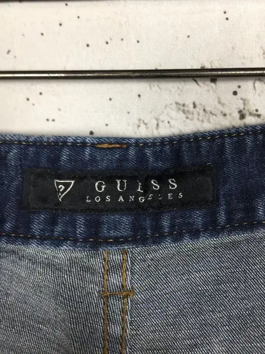 게스 스판 워싱 데님 찢청 청바지 중청 78(31) 4100097 상품이미지9