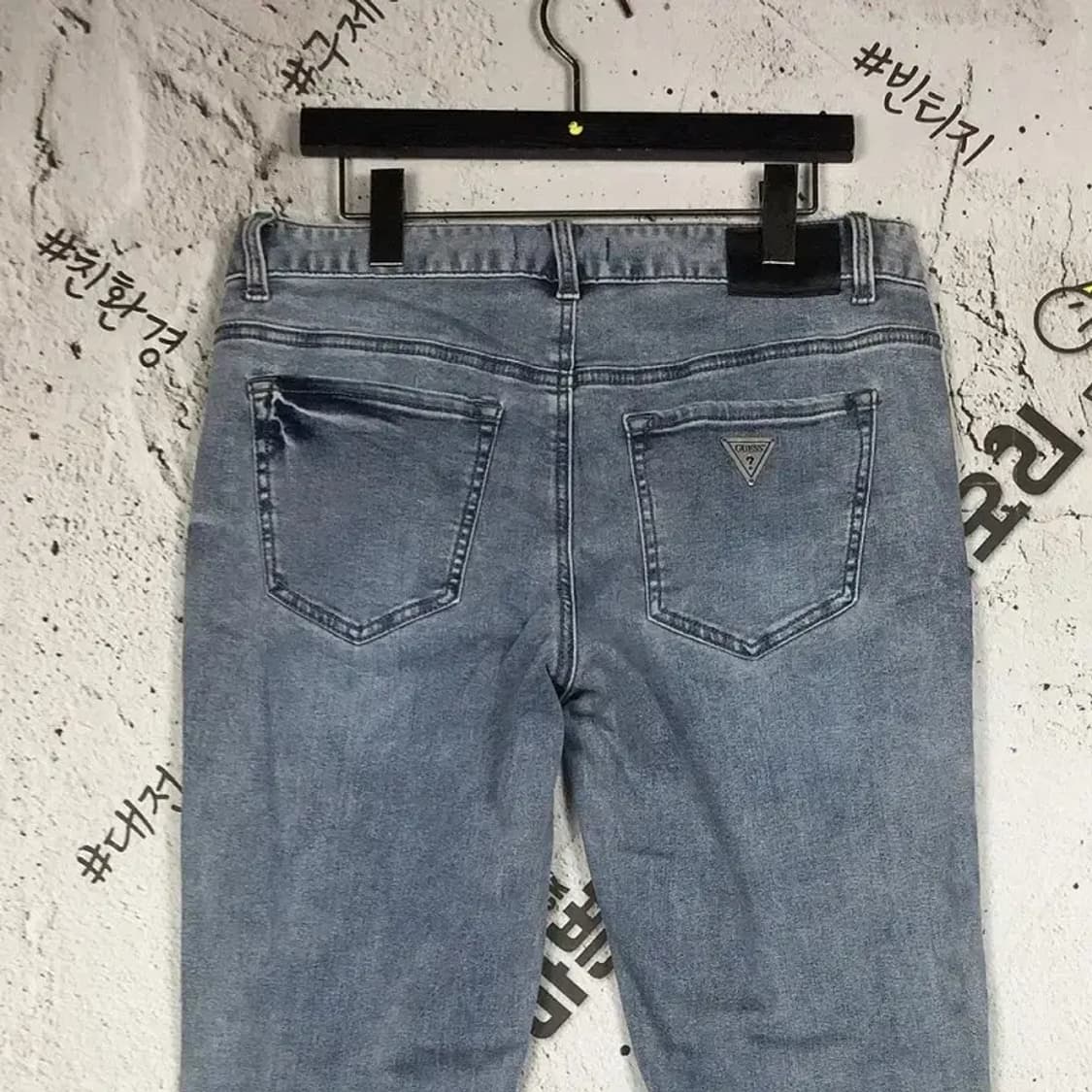 게스 스판 데님 청바지 블랙라벨 연청 78(31) 4100098 상품이미지7