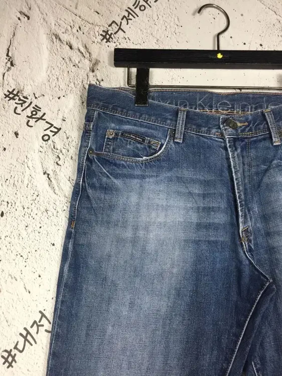 캘빈클라인 스키니 데님 청바지 중청 M 4100099 상품이미지5