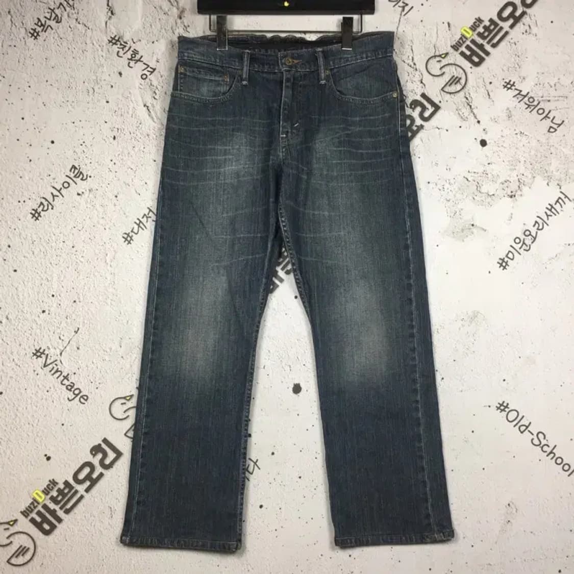 리바이스 514 데님 밴딩수선 청바지 중청 W32 L30 4100100 상품이미지1