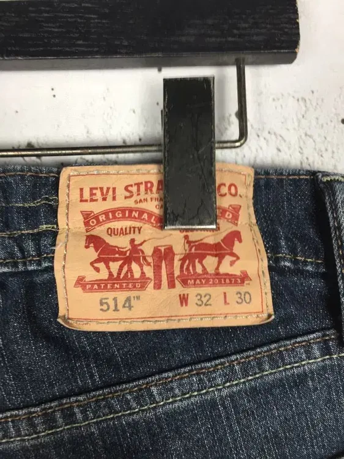리바이스 514 데님 밴딩수선 청바지 중청 W32 L30 4100100 상품이미지9