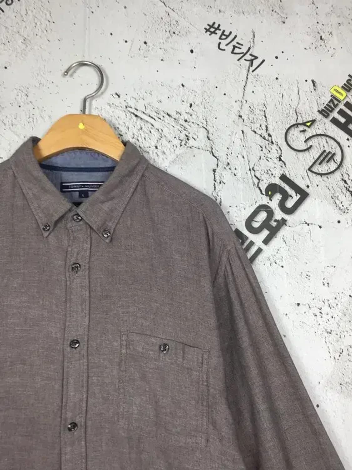 타미힐피거 뉴욕핏 셔츠 브라운 L 1100404 상품이미지5