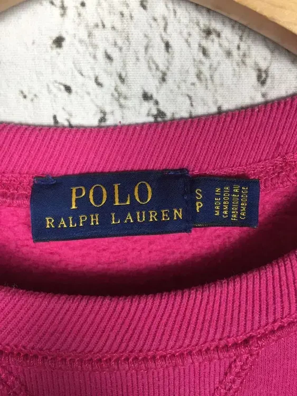 폴로 랄프로렌 여성 기모 스웻 맨투맨 핑크 S 2200237 상품이미지6