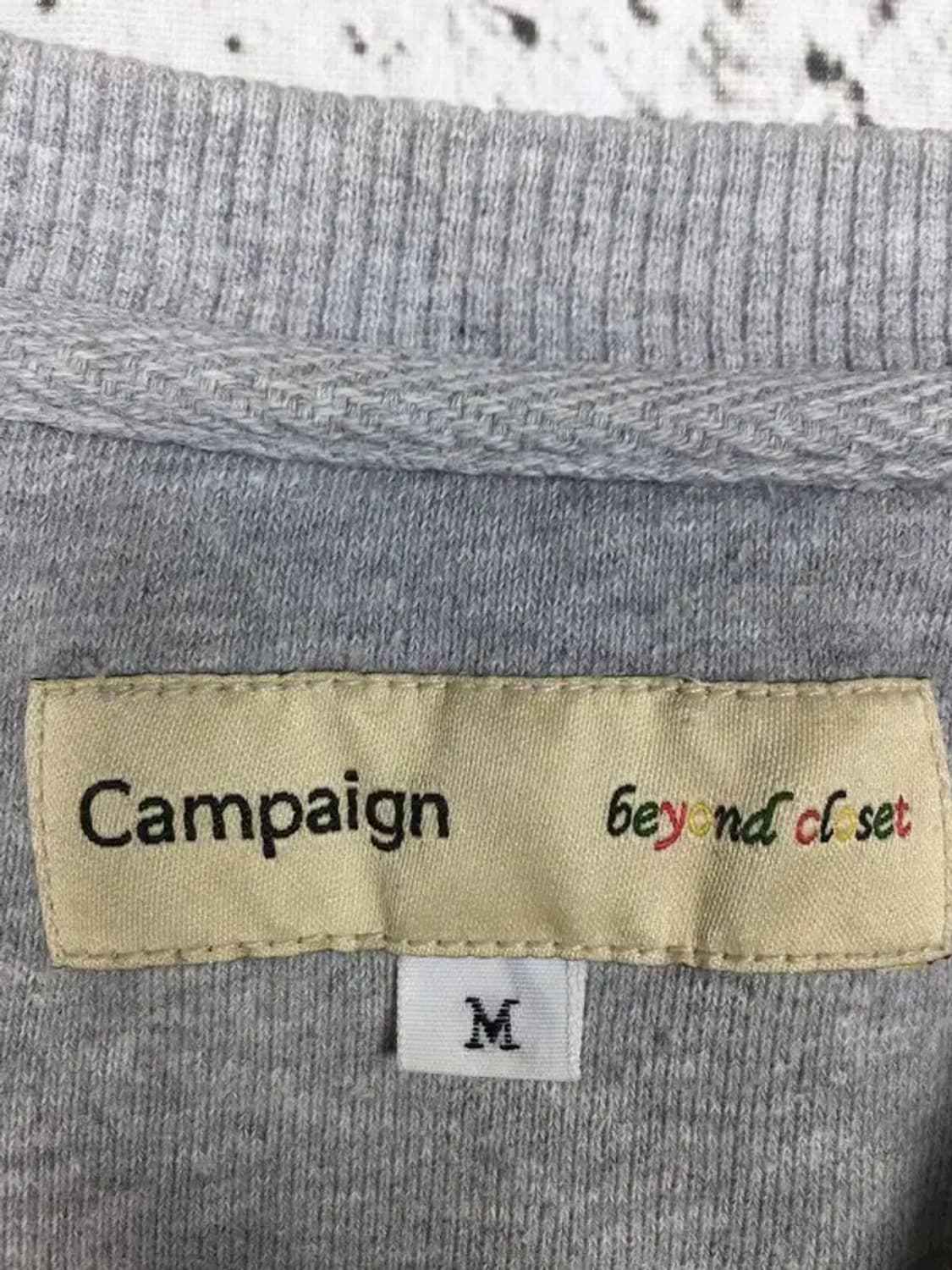 비욘드클로젯 강아지 패치 기모 맨투맨 그레이 M 2200238 상품이미지7