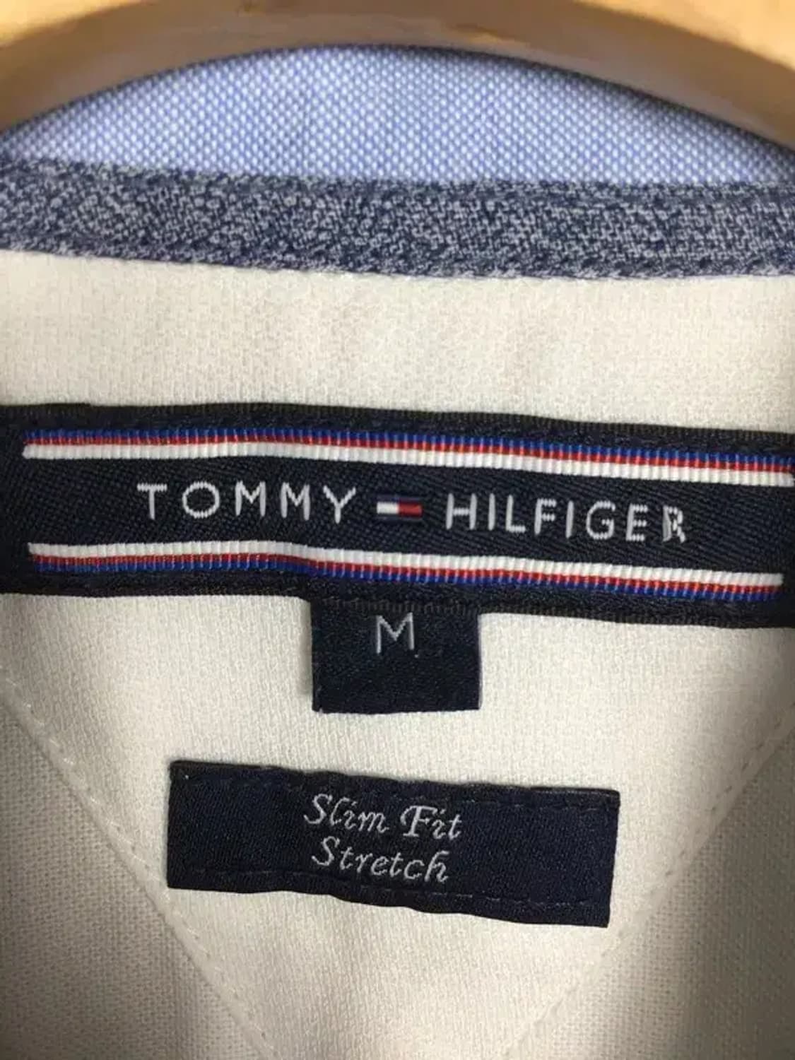 타미힐피거 슬림핏 스트레치 셔츠 화이트 M 1100405 상품이미지7