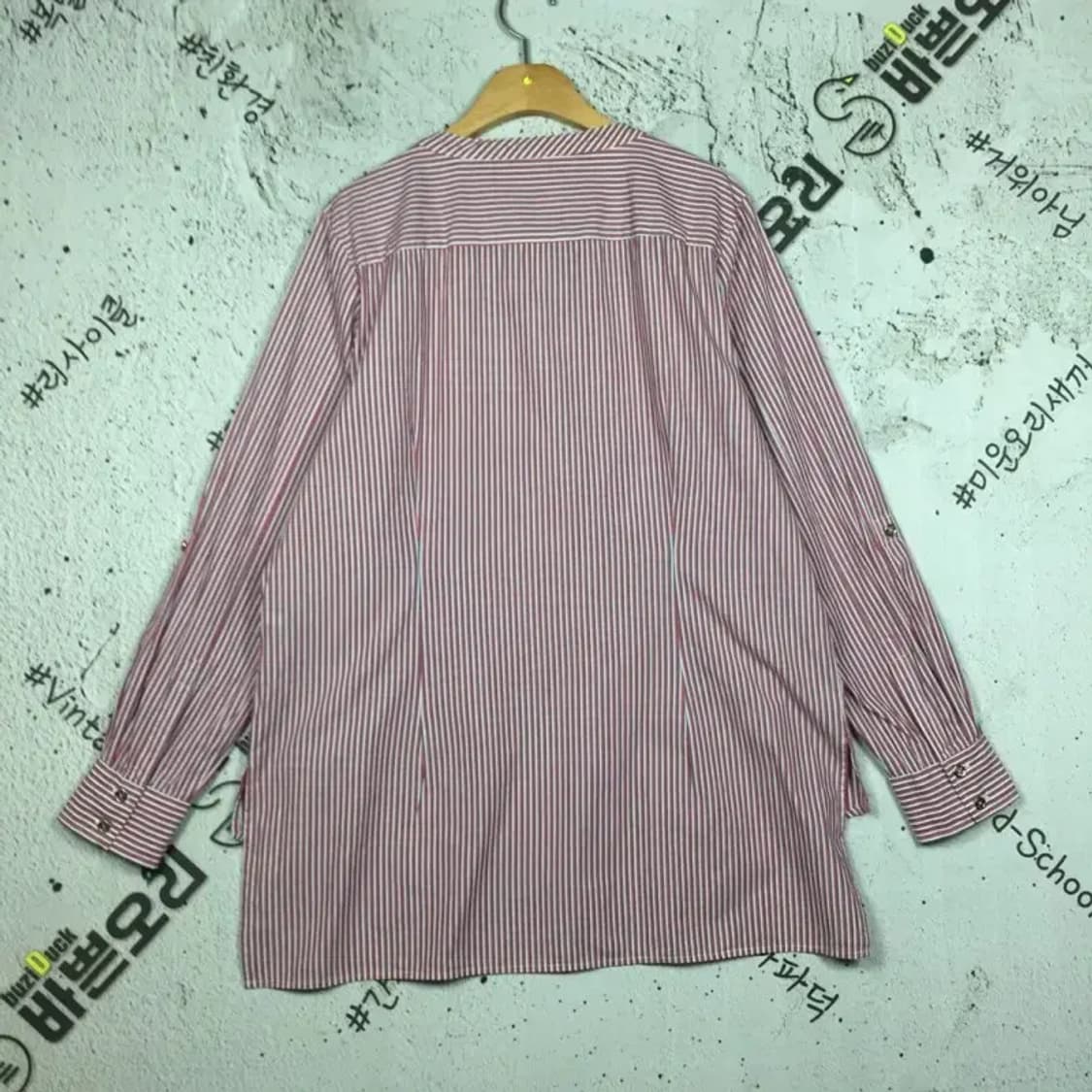 타미힐피거 여성 블라우스 원피스 셔츠 핑크 L 1100409 상품이미지2