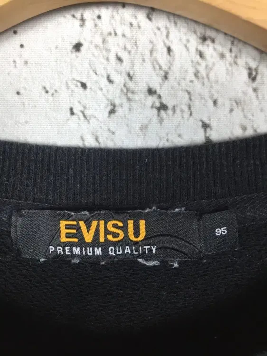 에비수 프린트 소매 맨투맨 블랙 95(M) 2200239 상품이미지6