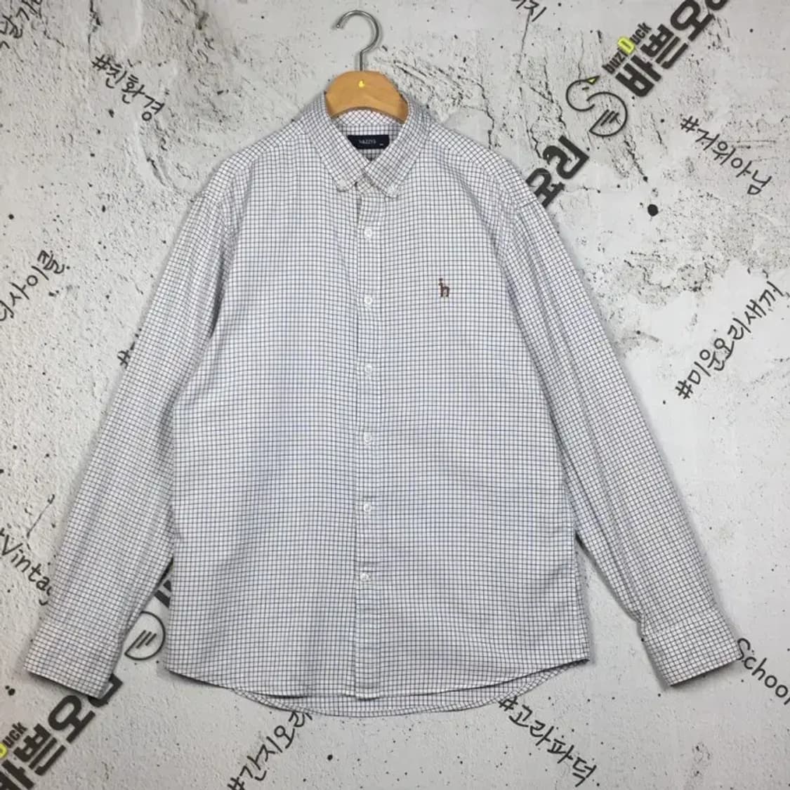 헤지스 셔츠 화이트 테터솔 100 1100406 상품이미지1