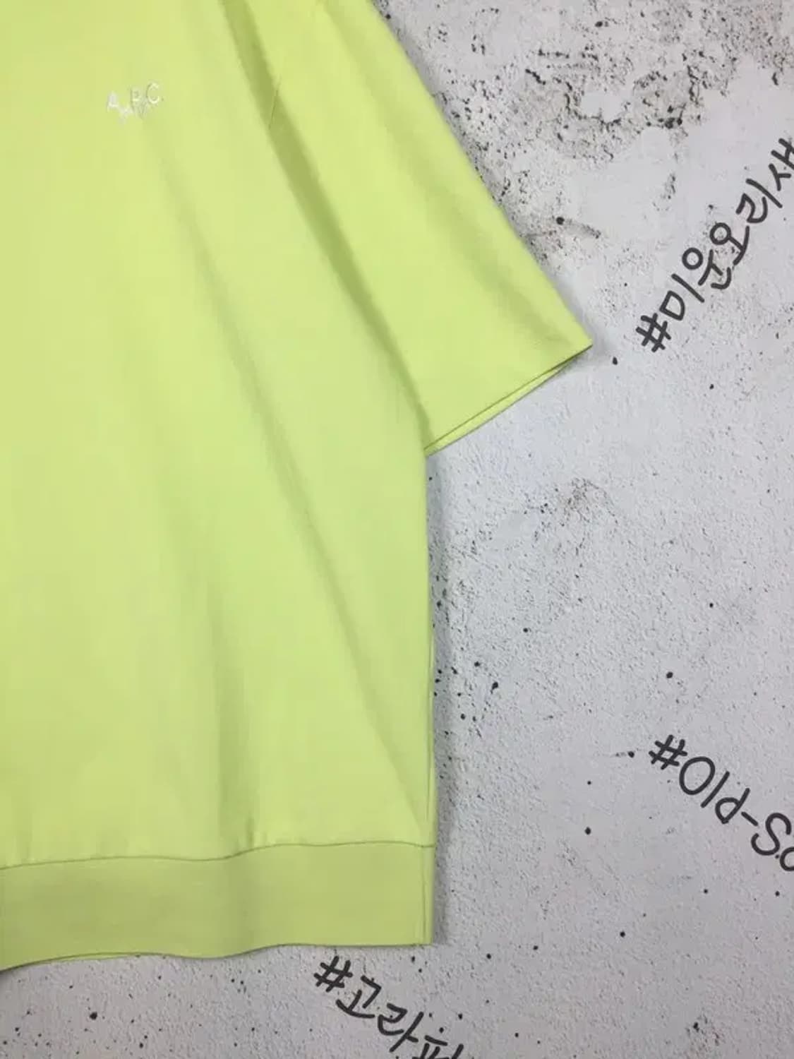 아페쎄 A.P.C. 폴로 반팔 카라티 형광 L 1000530 상품이미지7