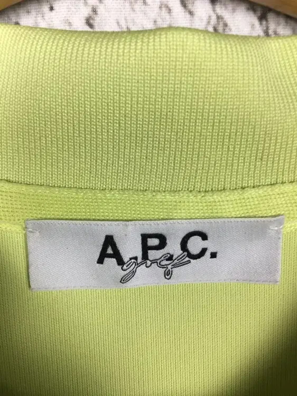 아페쎄 A.P.C. 폴로 반팔 카라티 형광 L 1000530 상품이미지8