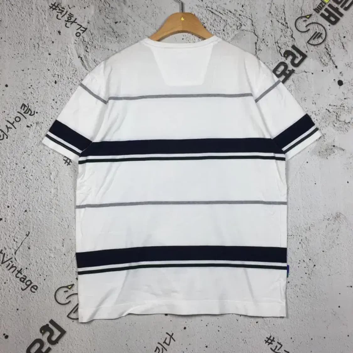 헤지스 윔블던 테니스 라운드 반팔 티 화이트 100 1000531 상품이미지2