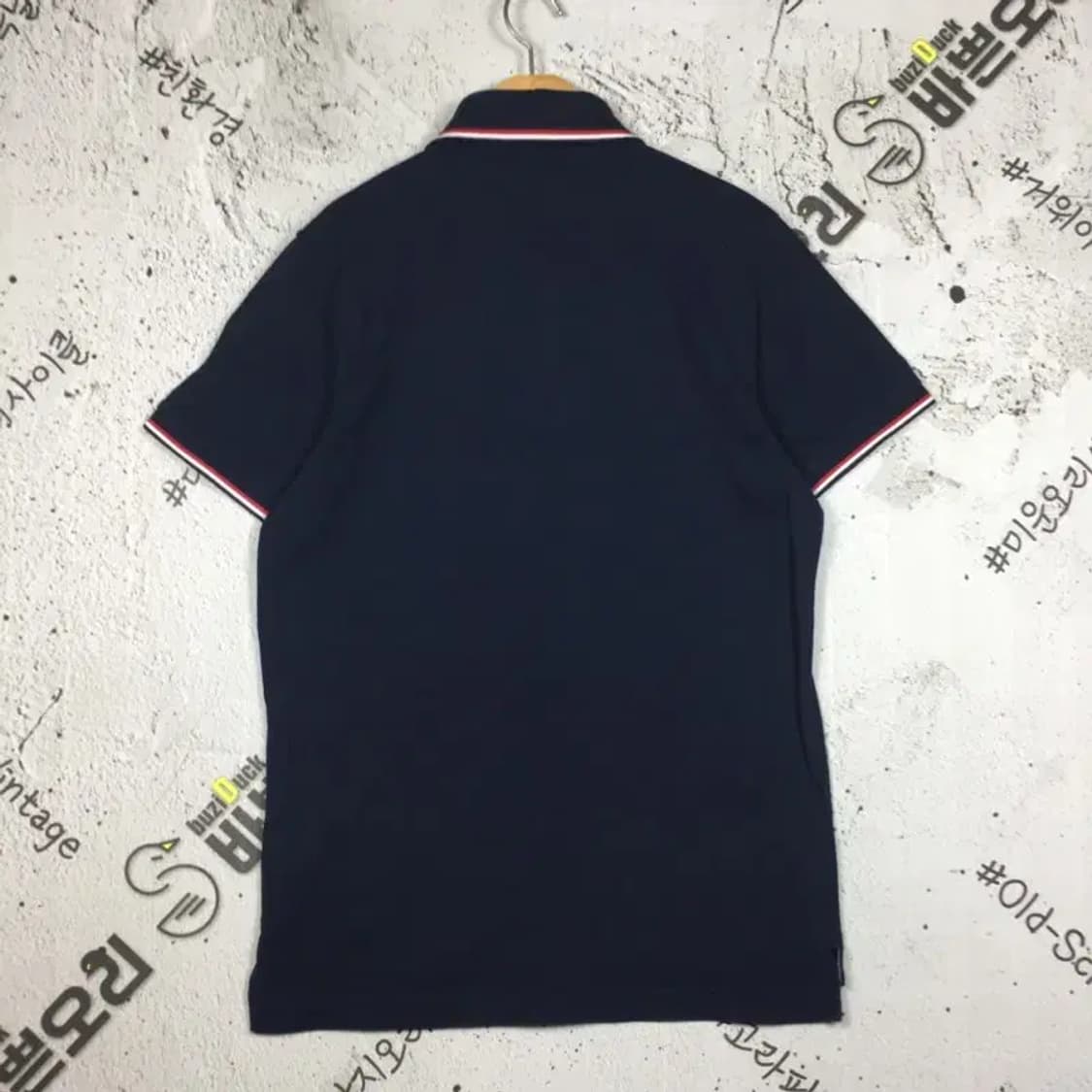 타미힐피거 슬림핏 반팔 PK 카라티 네이비 L 1000533 상품이미지2