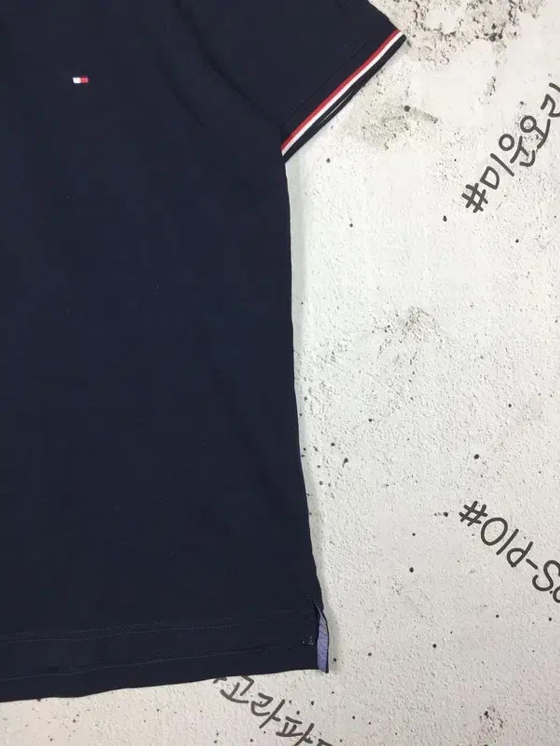 타미힐피거 슬림핏 반팔 PK 카라티 네이비 L 1000533 상품이미지8