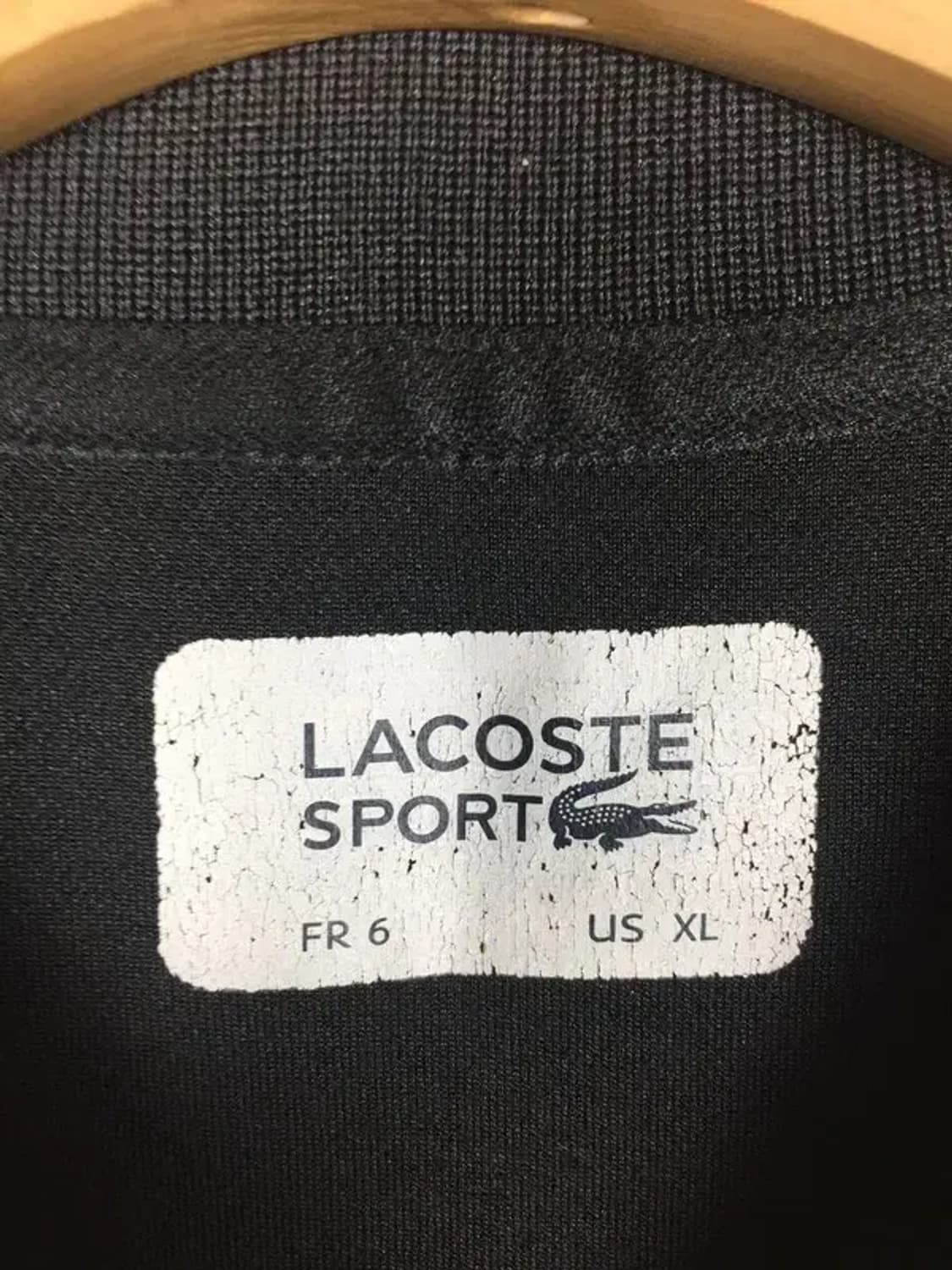 라코스테 스포츠 해외 클래식 폴로 카라티 블랙 XL 1000536 상품이미지9