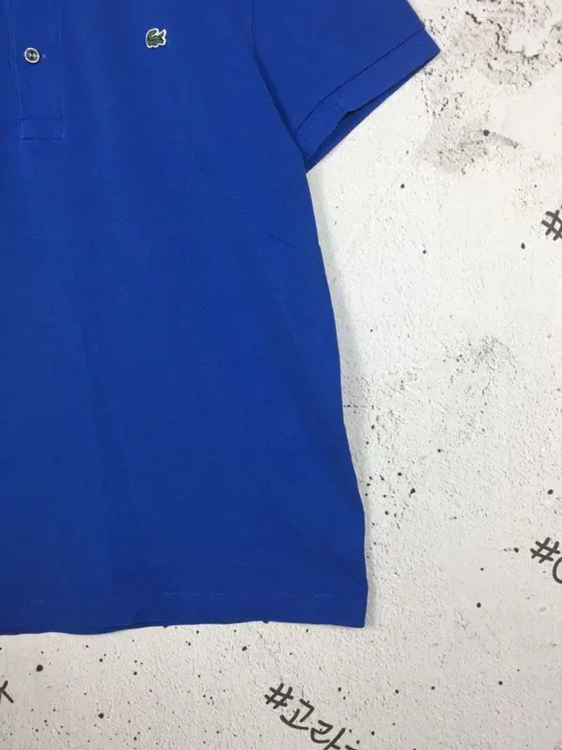 라코스테 슬림핏 PK 반팔 카라티 블루 M 1000537 상품이미지6