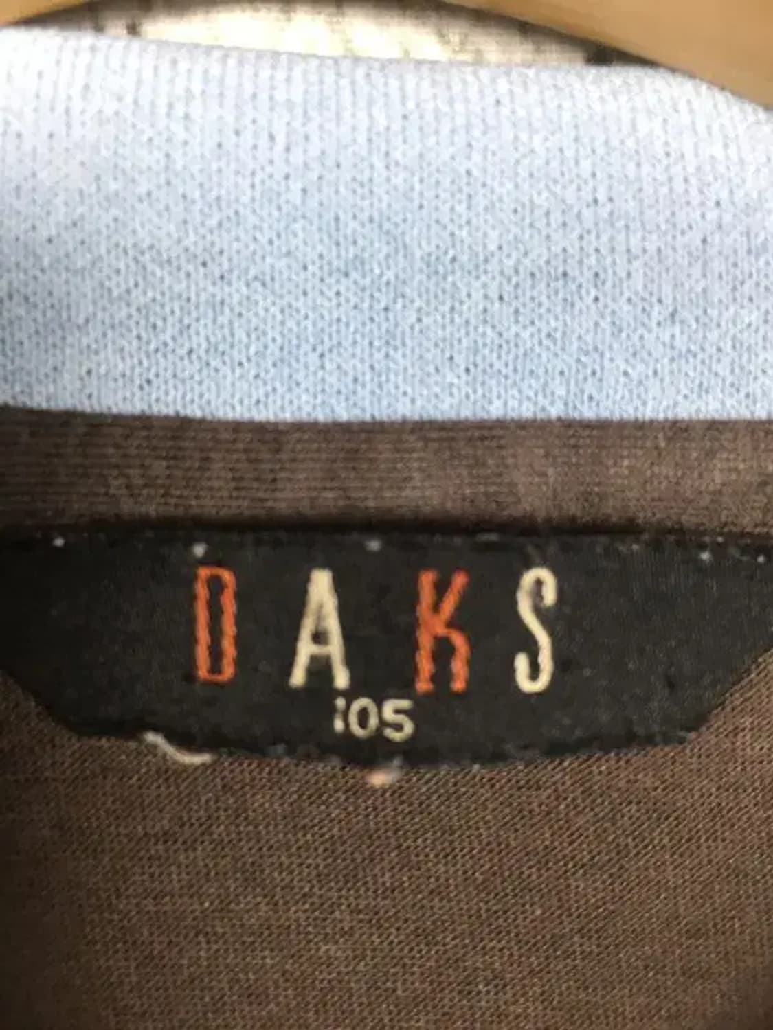 닥스 DAKS 반팔 카라티 브라운 컬러블록 105 1000540 상품이미지9