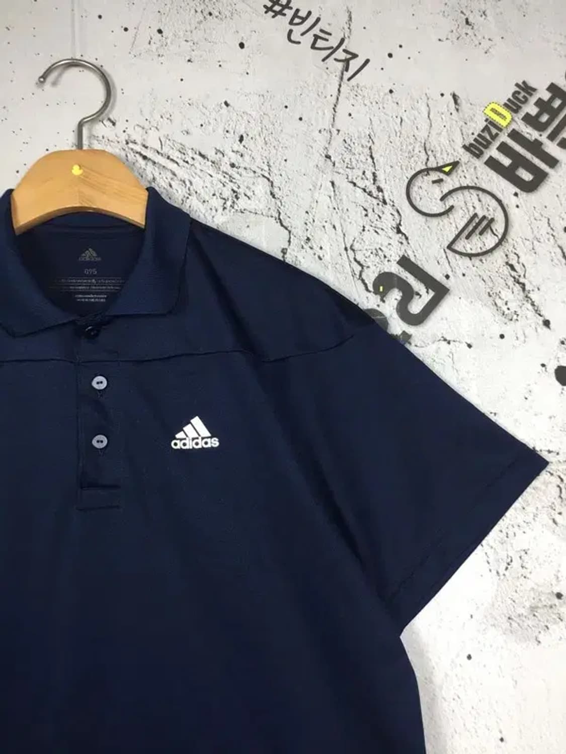 아디다스 기능성 골프 반팔 카라티 네이비 M 1000541 상품이미지4