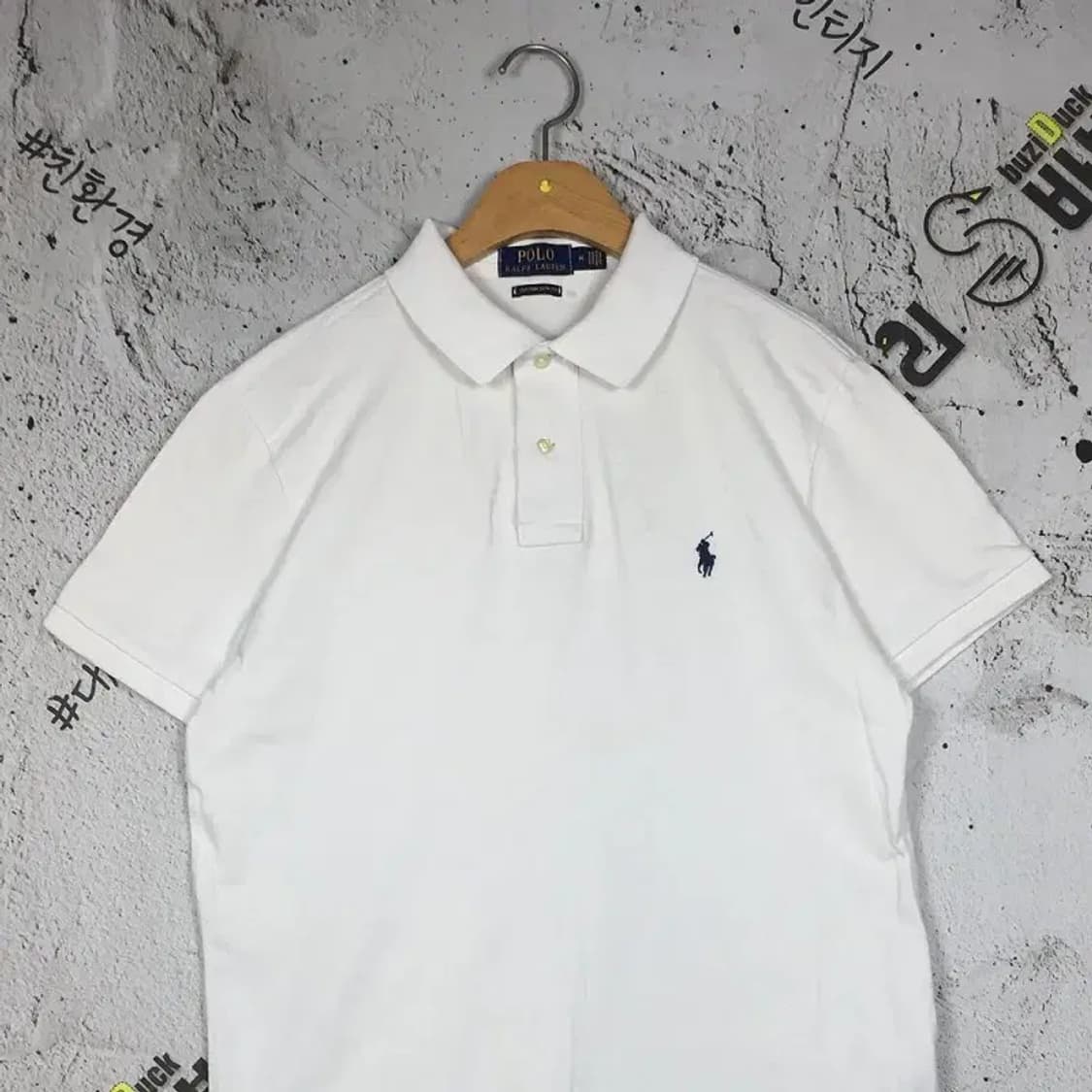 폴로랄프로렌 피케 반팔 카라티 화이트 M 1000543 상품이미지4