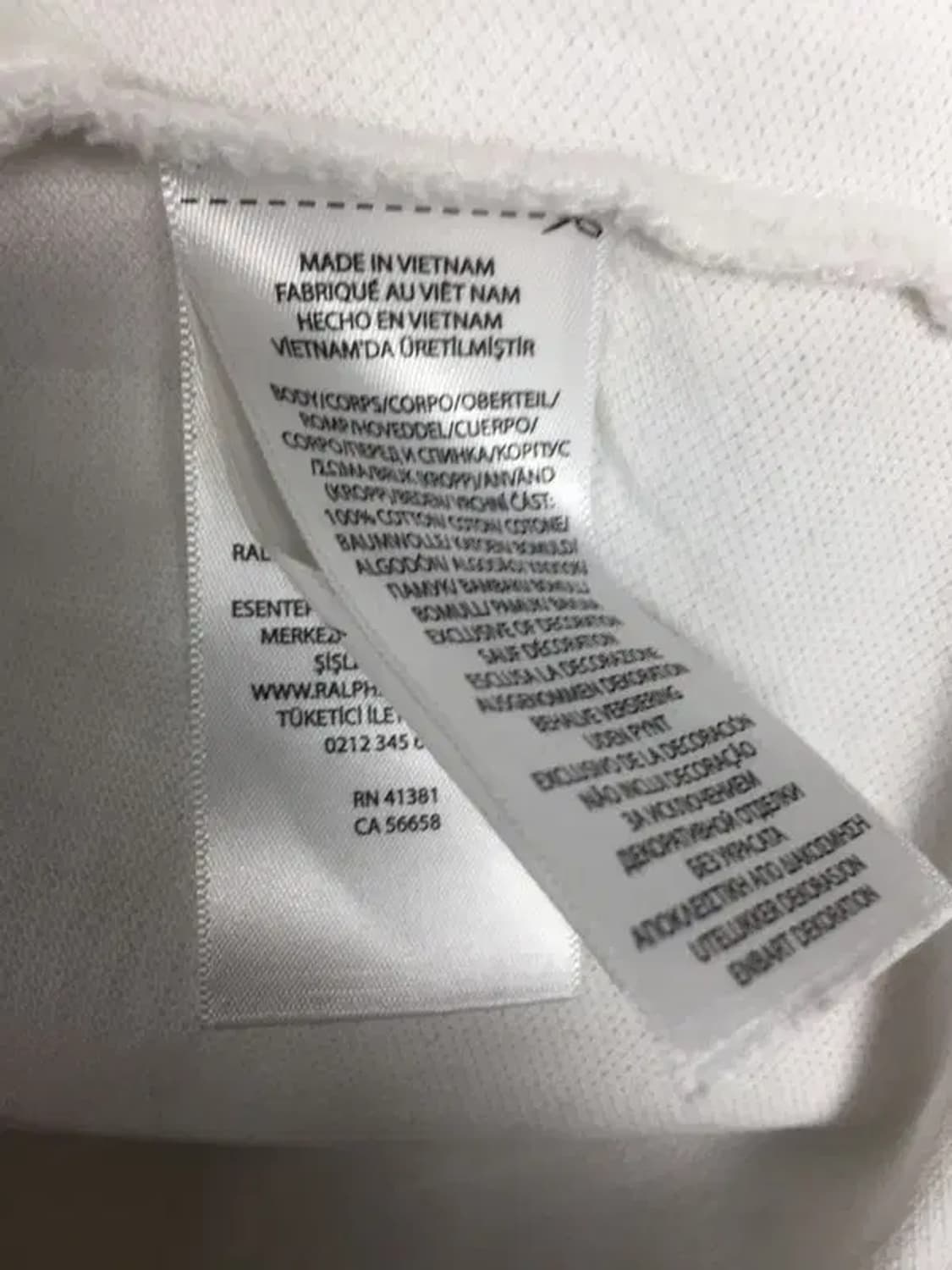 폴로랄프로렌 피케 반팔 카라티 화이트 M 1000543 상품이미지9