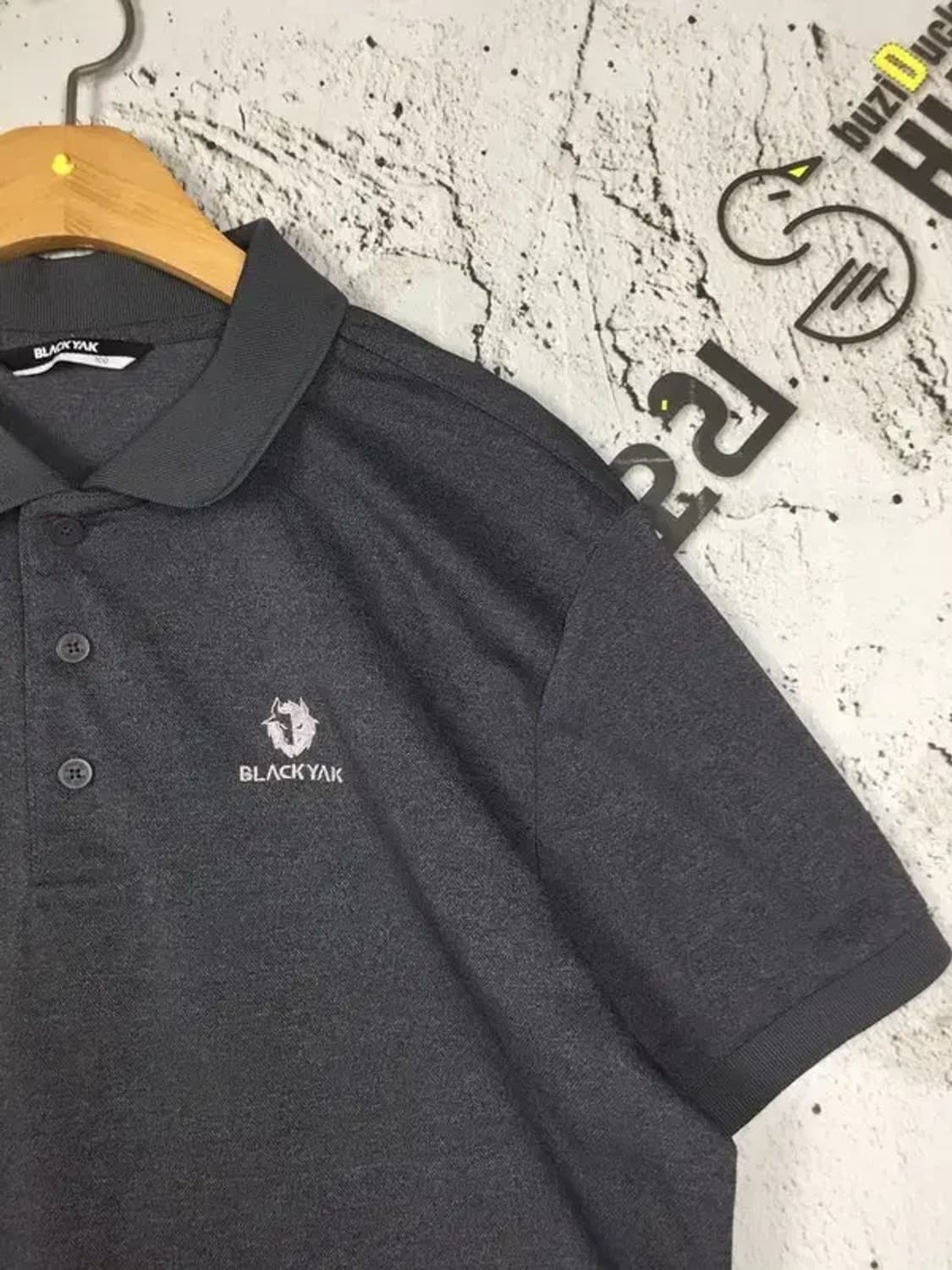 블랙야크 x 필립모리스 반팔 카라티 그레이 M 1000546 상품이미지4