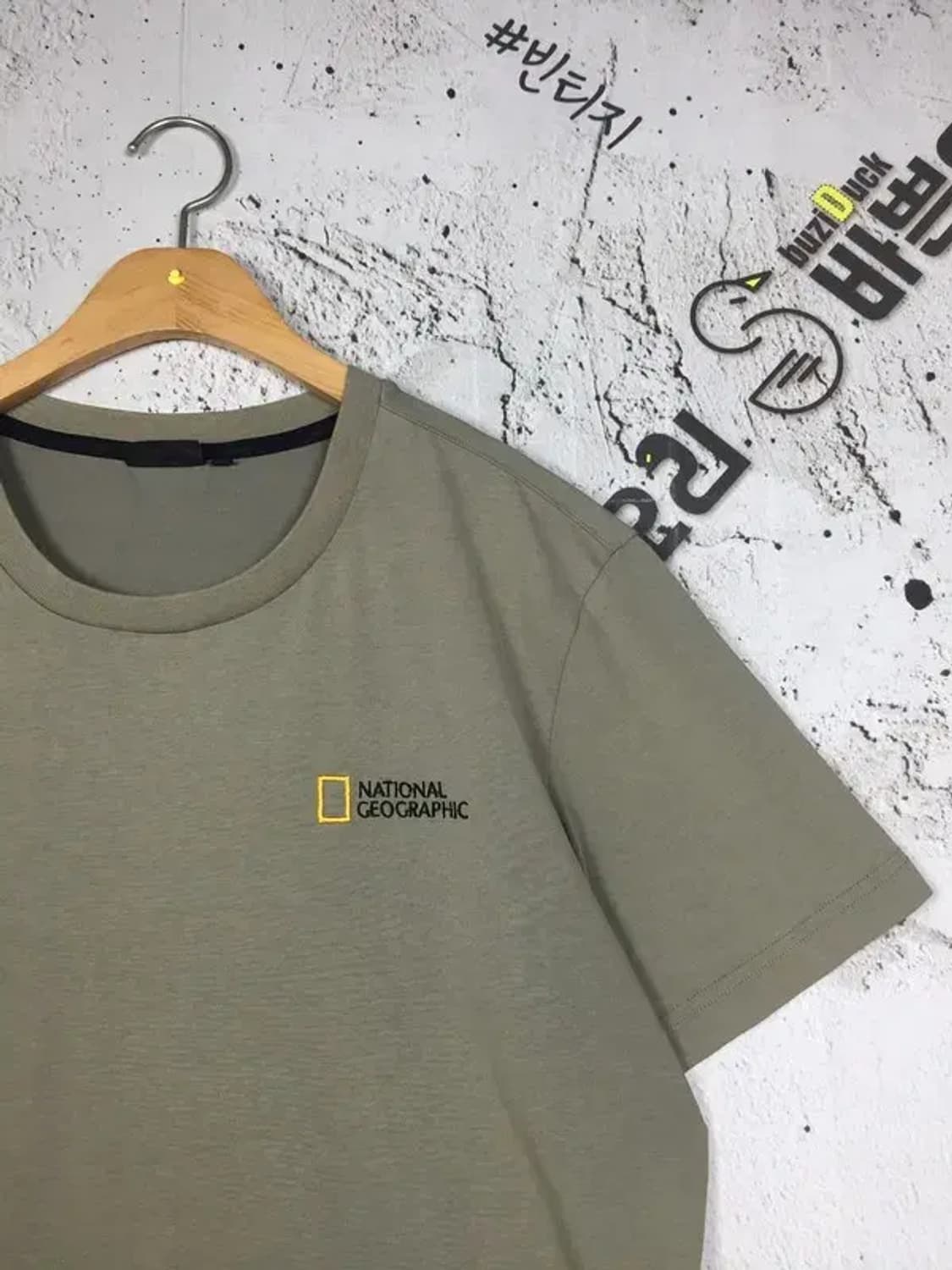 내셔널지오그래픽 캐쥬얼 반팔 티 카키 XL 1900547 상품이미지6