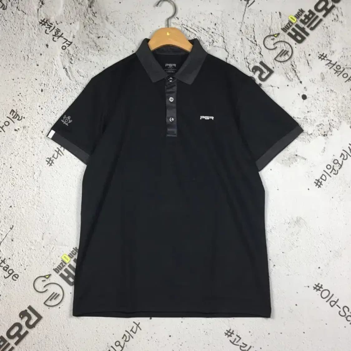 피지알 골프 기능성 카라티 블랙 100(XL) 1900553 상품이미지1