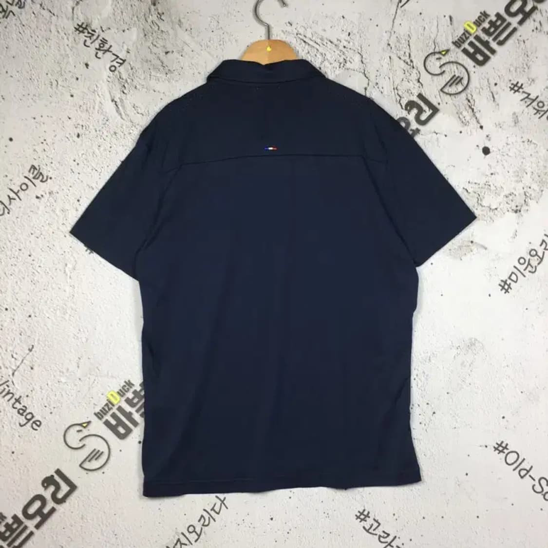 밀레 기능성 냉감 반팔 카라티 네이비 100 1900554 상품이미지2