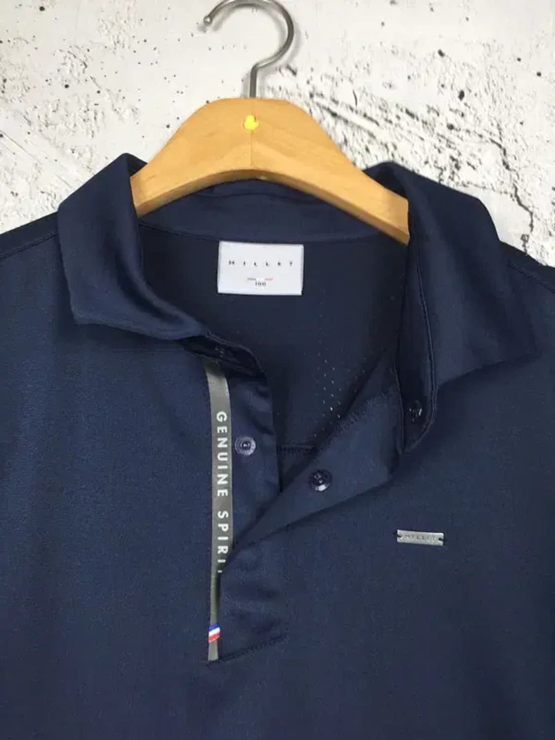 밀레 기능성 냉감 반팔 카라티 네이비 100 1900554 상품이미지7