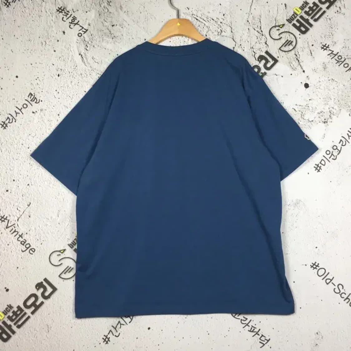 코오롱 스포츠 캠핑와펜 반팔 라운드 티셔츠 네이비 115 1900557 상품이미지2