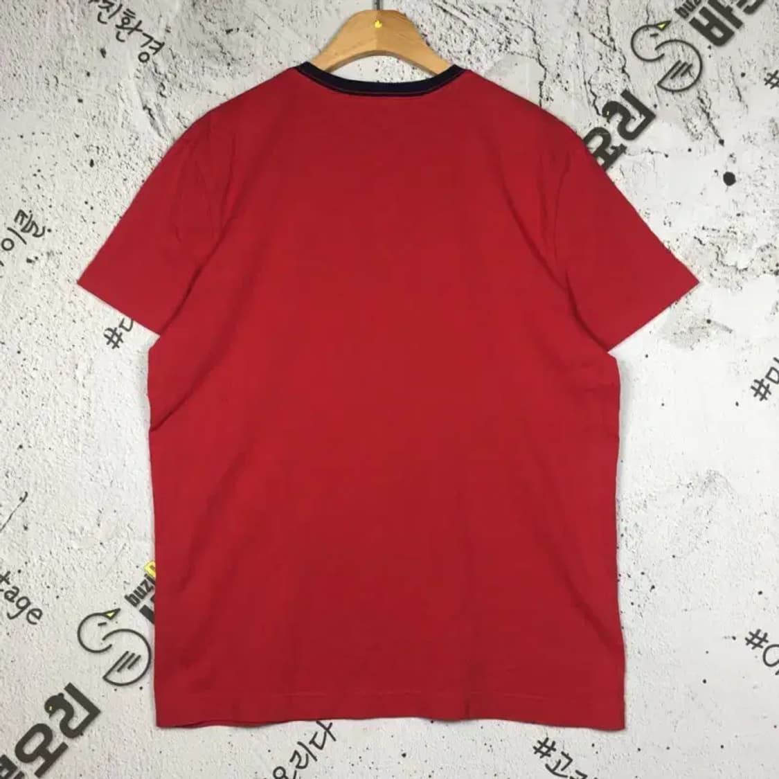 타미힐피거 플래그 빅로고 반팔 티셔츠 레드 M 1900560 상품이미지2
