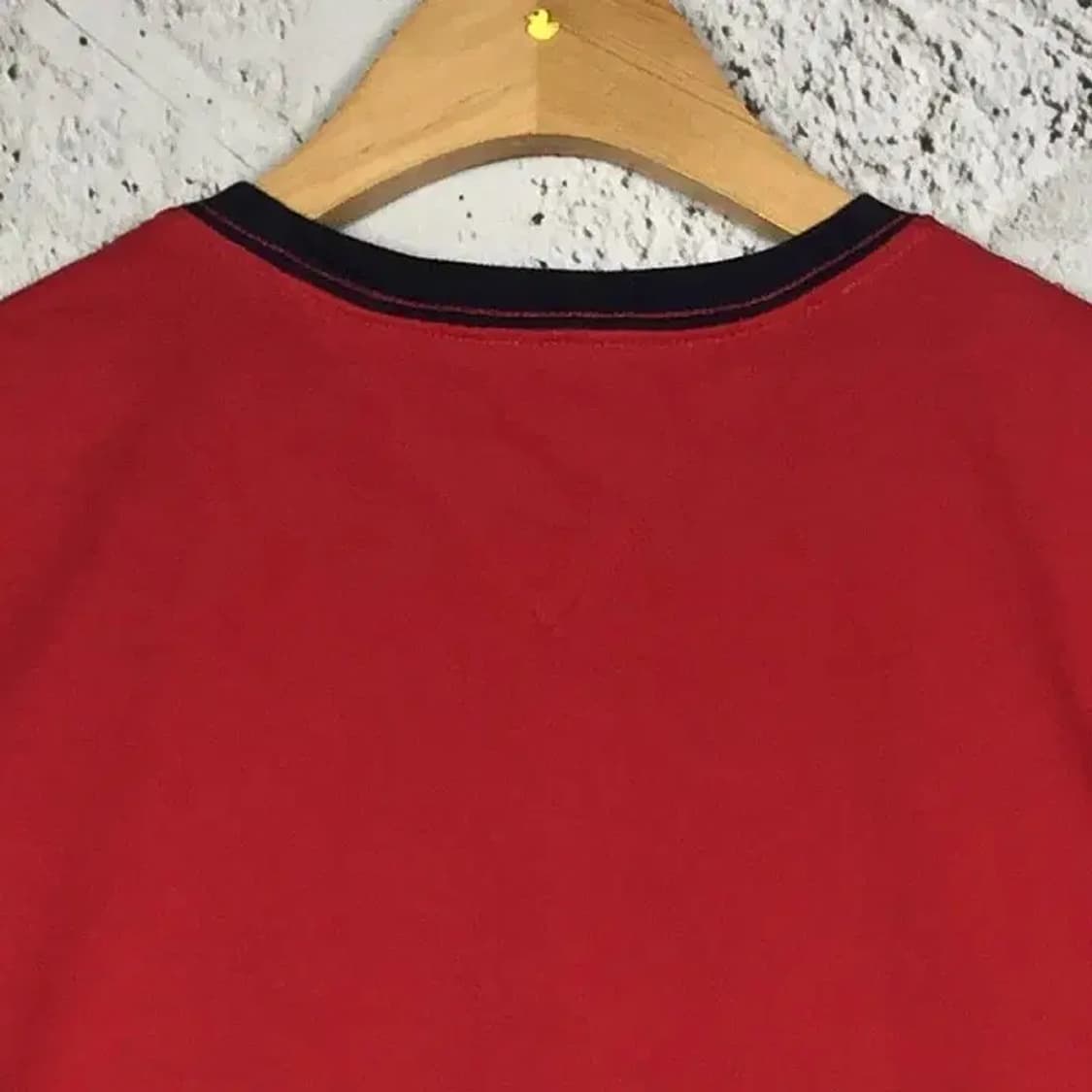 타미힐피거 플래그 빅로고 반팔 티셔츠 레드 M 1900560 상품이미지8