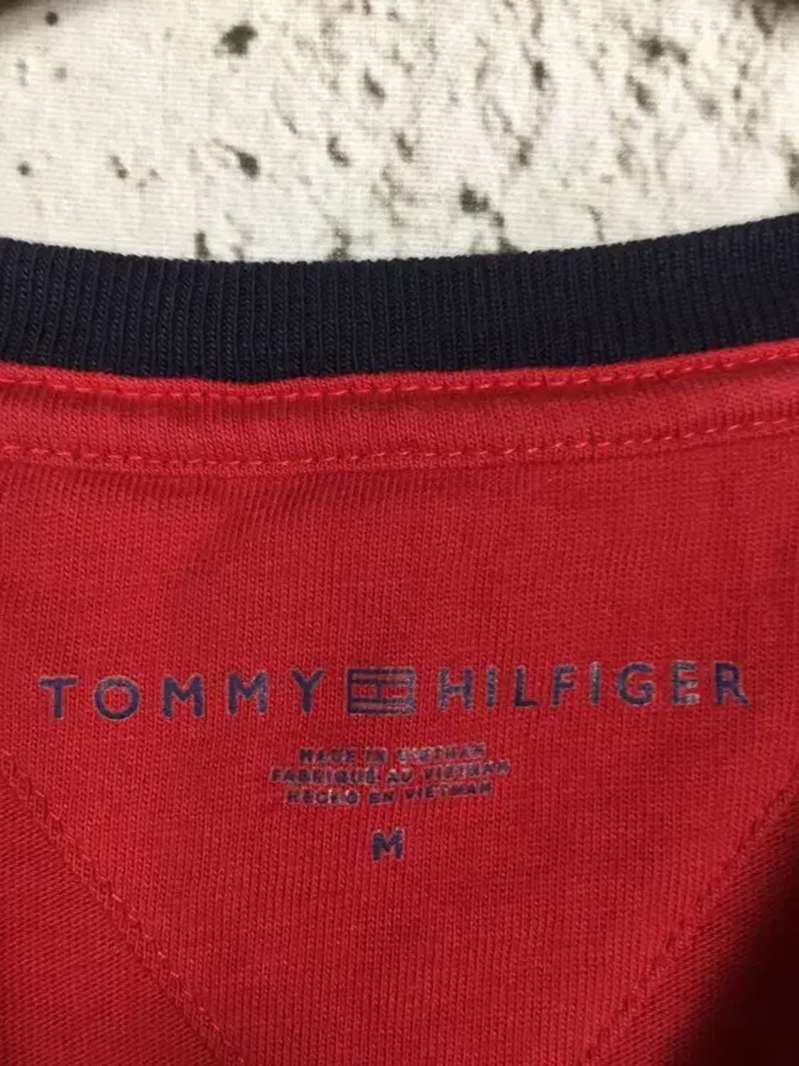 타미힐피거 플래그 빅로고 반팔 티셔츠 레드 M 1900560 상품이미지9
