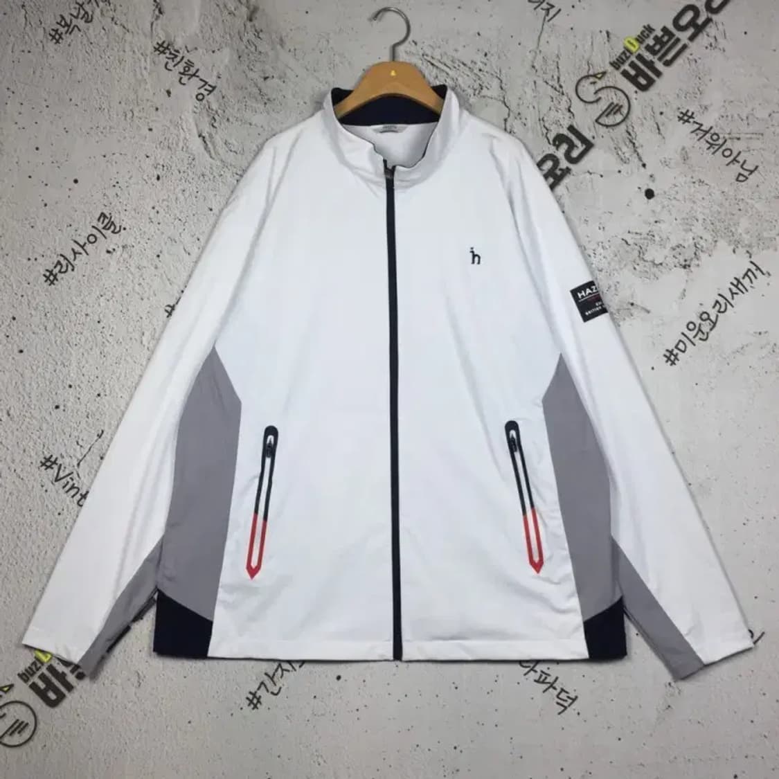 헤지스 골프 기능성 자켓 화이트 120 3200109 상품이미지1