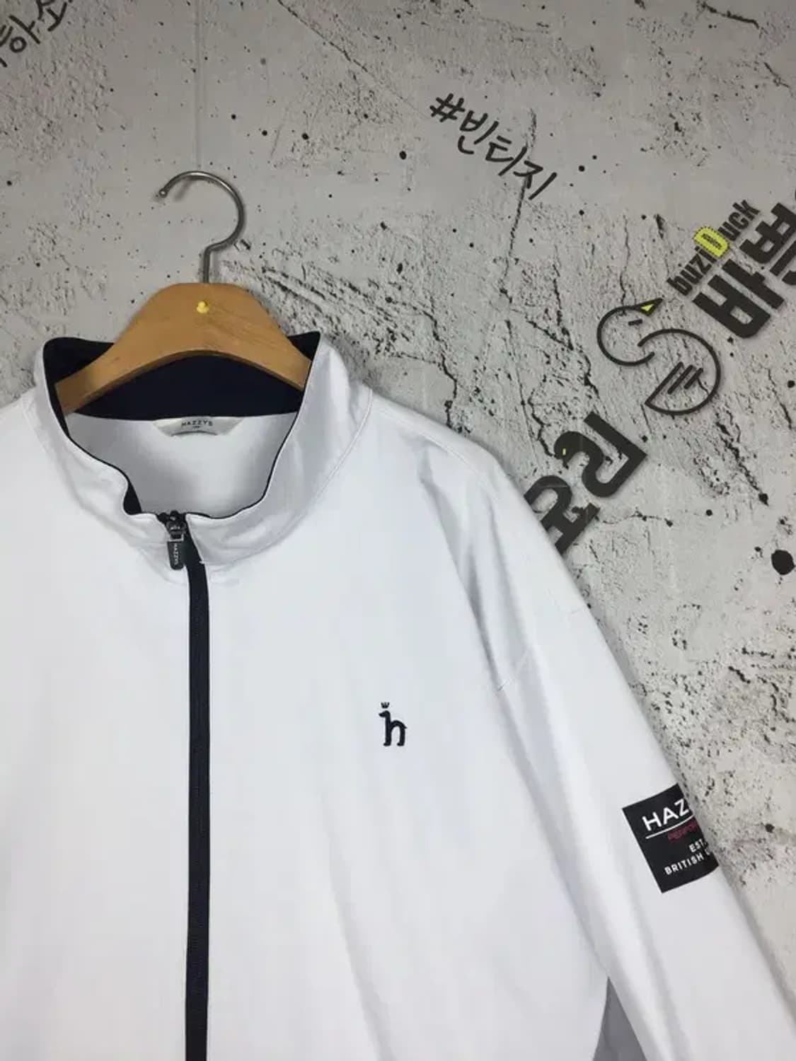 헤지스 골프 기능성 자켓 화이트 120 3200109 상품이미지4